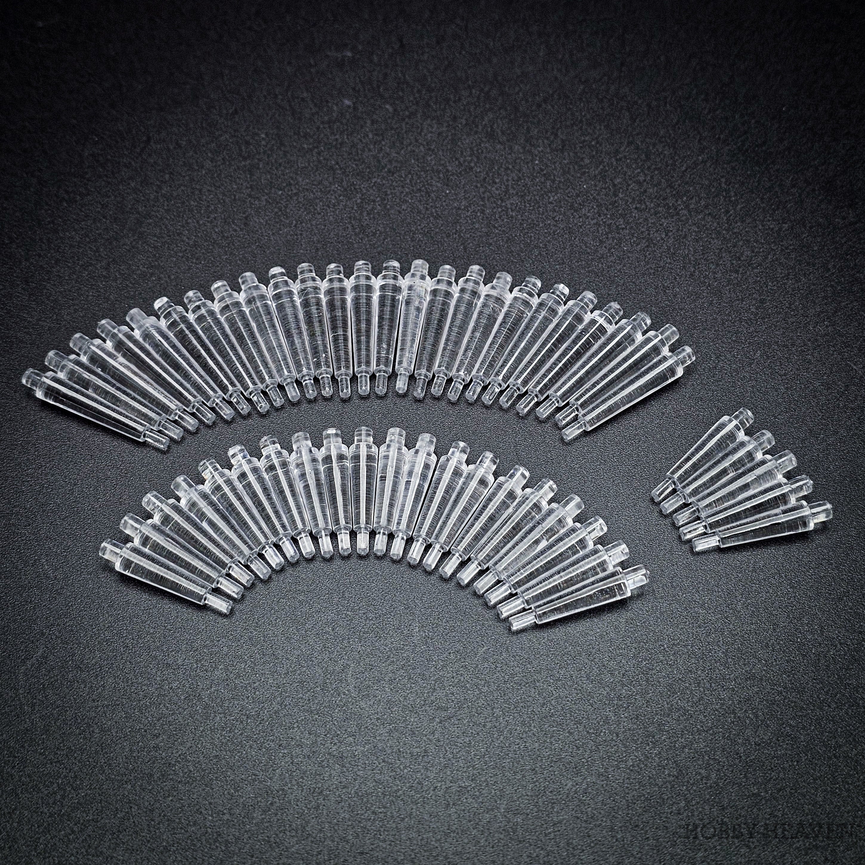 32mm Round Flying Clear Plastic Base
