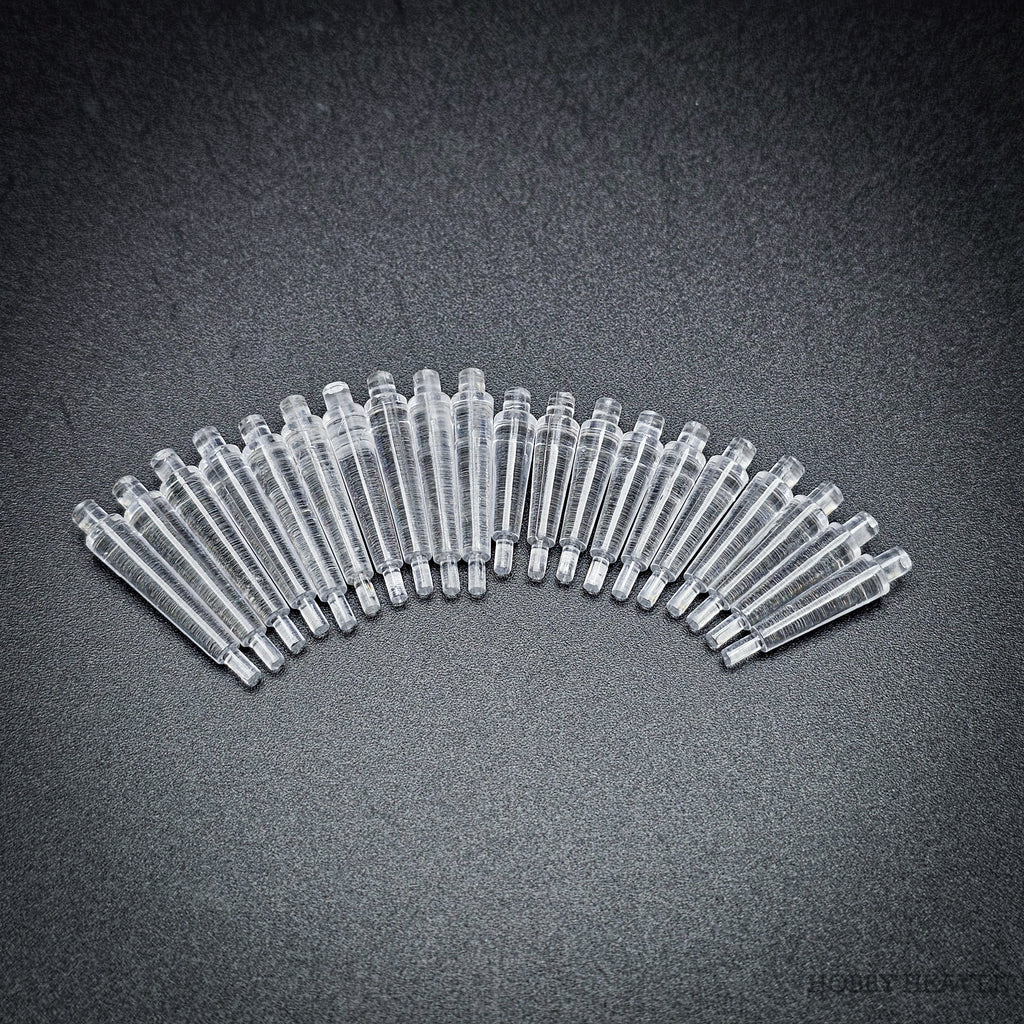 32mm Round Flying Clear Plastic Base