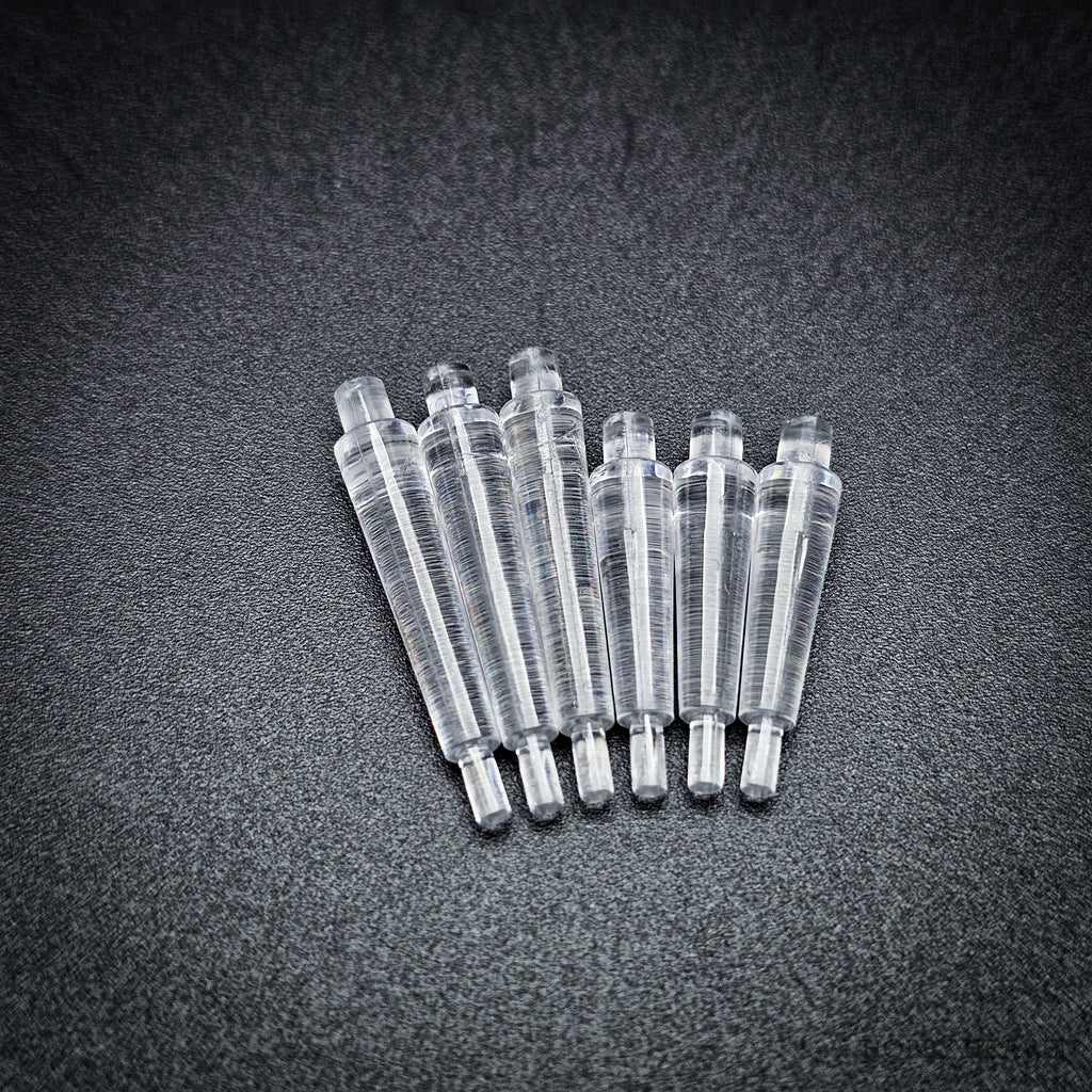 32mm Round Flying Clear Plastic Base