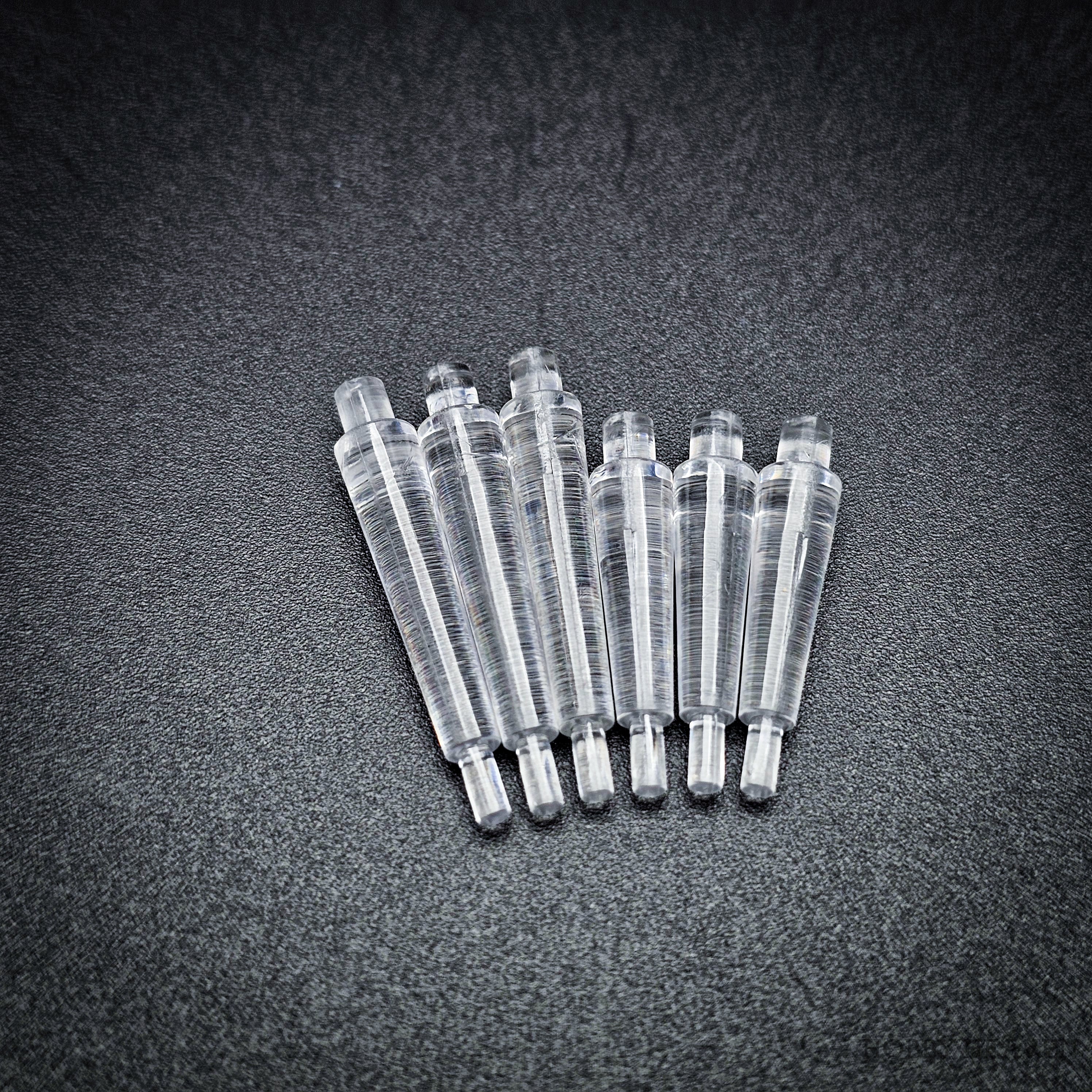 32mm Round Flying Clear Plastic Base