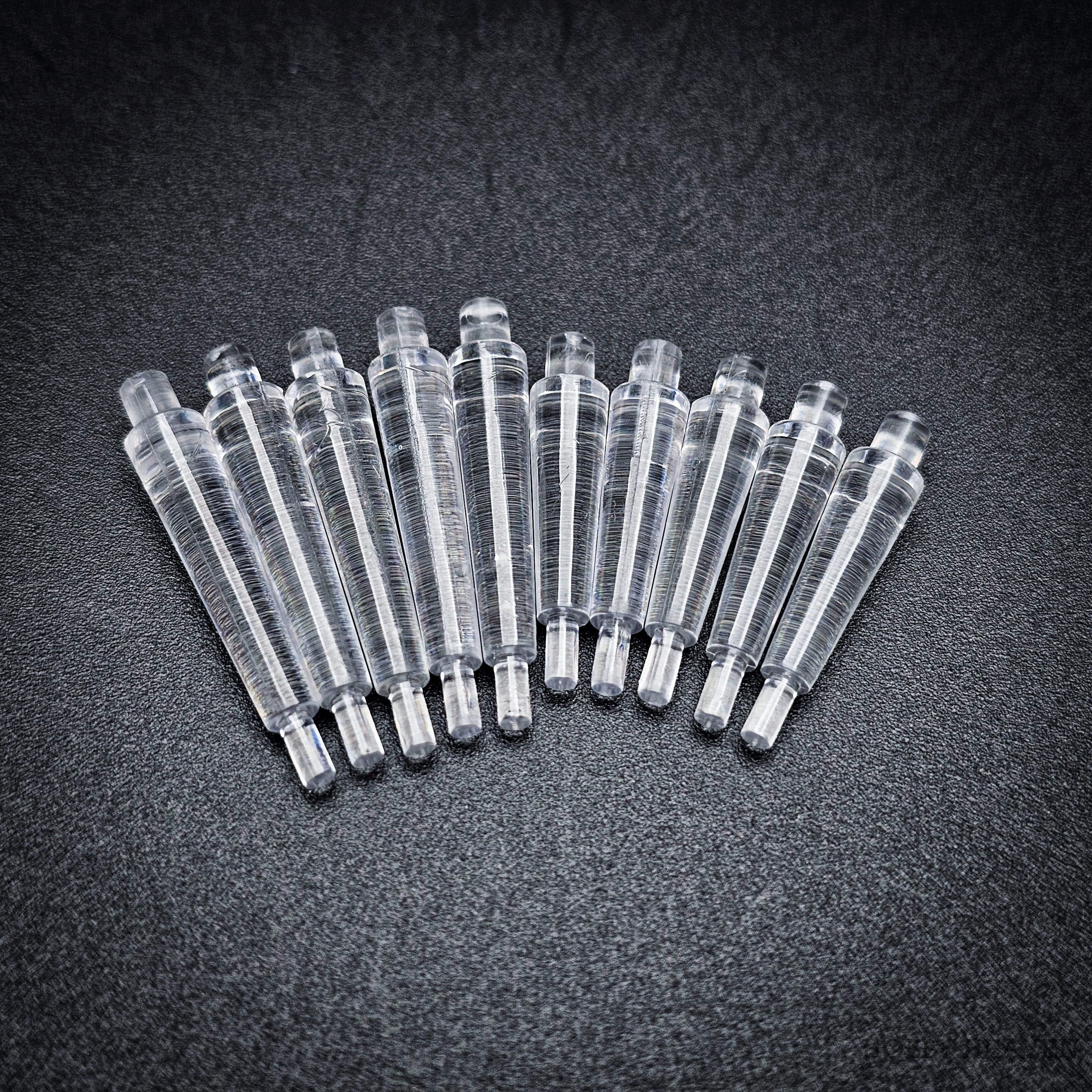 32mm Round Flying Clear Plastic Base