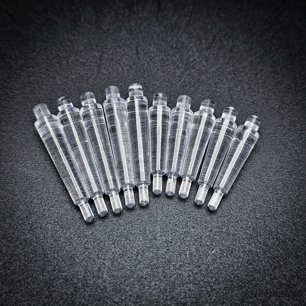 32mm Round Flying Clear Plastic Base