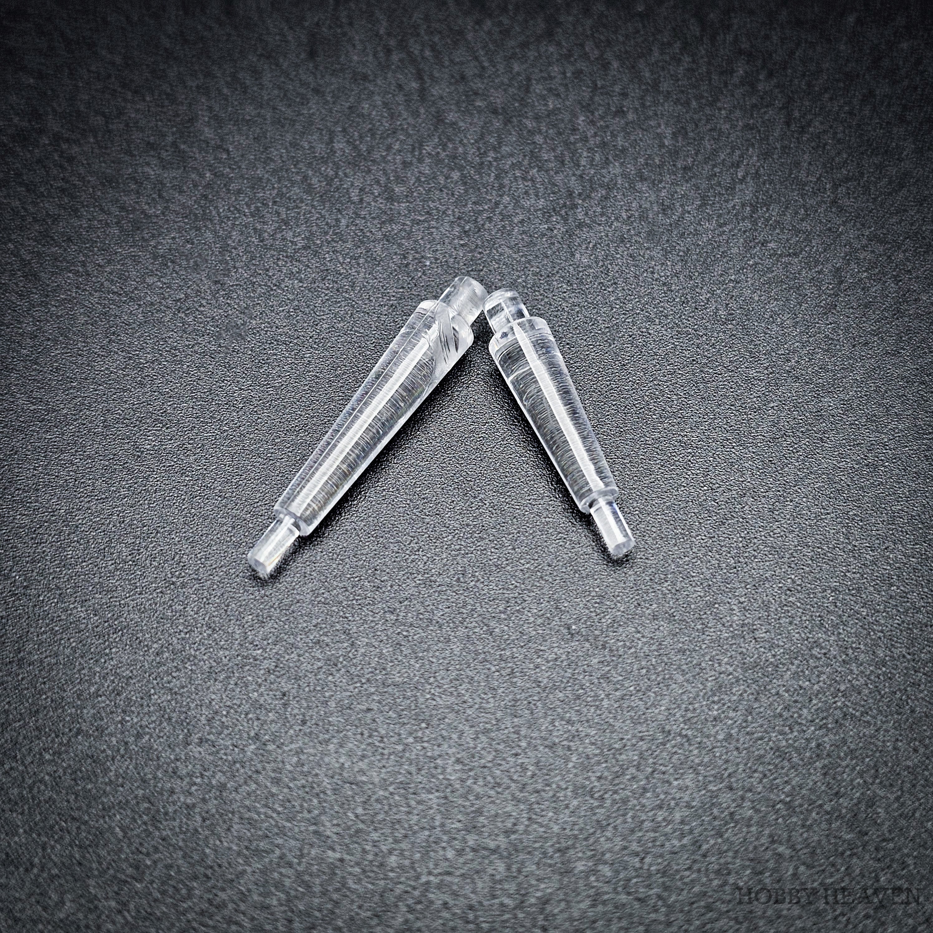 32mm Round Flying Clear Plastic Base