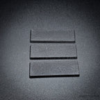 60x20mm Rectangle Plain Plastic Bases 3d Print