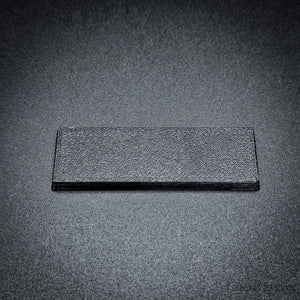 60x20mm Rectangle Plain Plastic Bases 3d Print