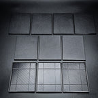 100x75mm Rectangle Plain Plastic Bases 3d Print