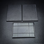 100x75mm Rectangle Plain Plastic Bases 3d Print