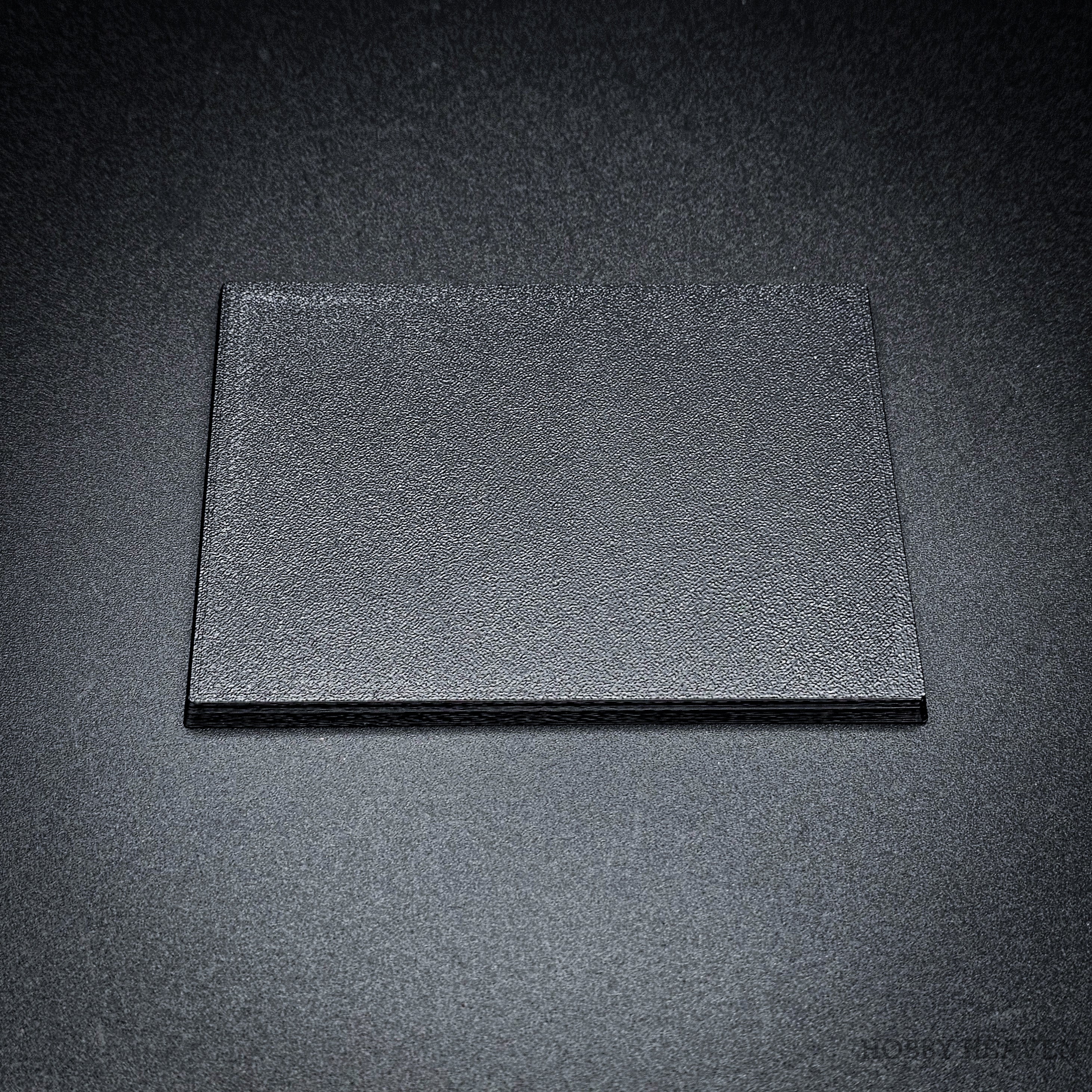 100x75mm Rectangle Plain Plastic Bases 3d Print