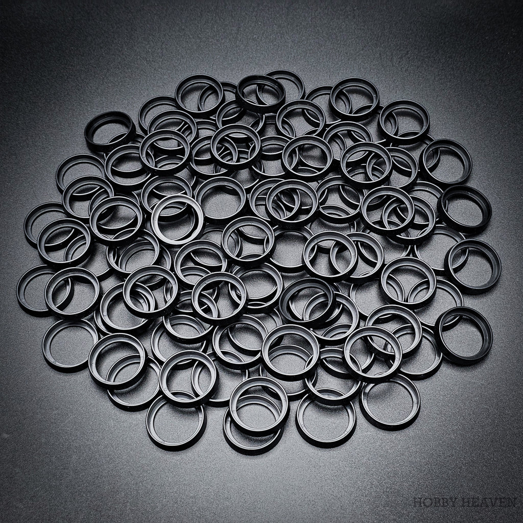 25mm to 28mm Round Base Converters ABS Plastic