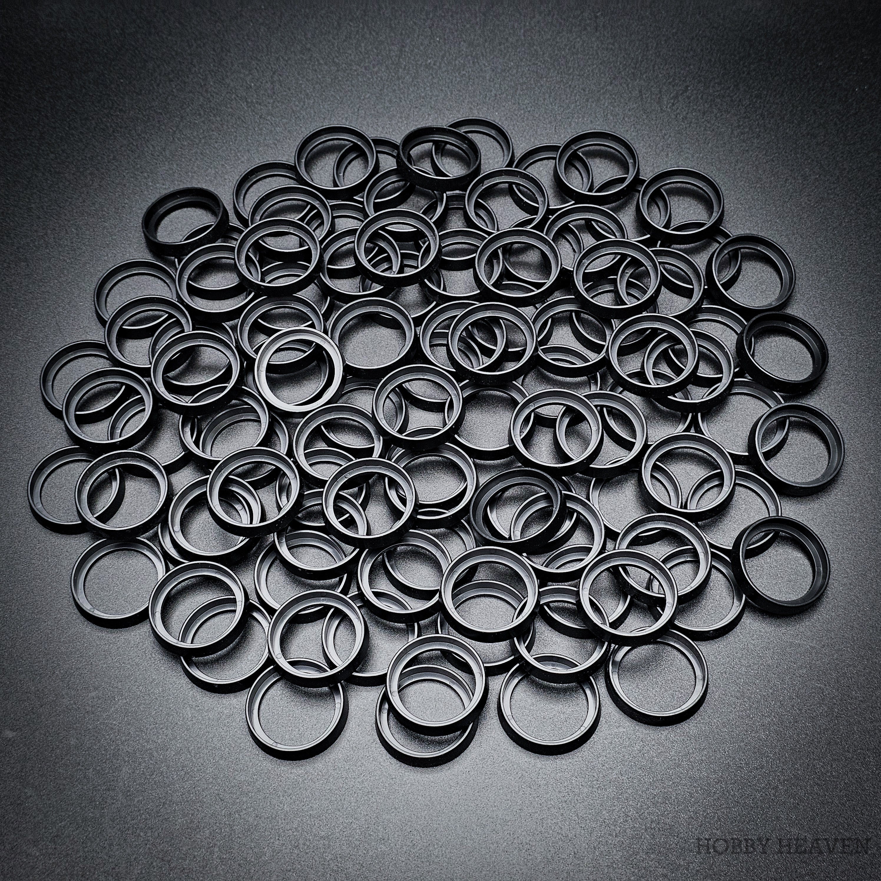 25mm to 28mm Round Base Converters ABS Plastic