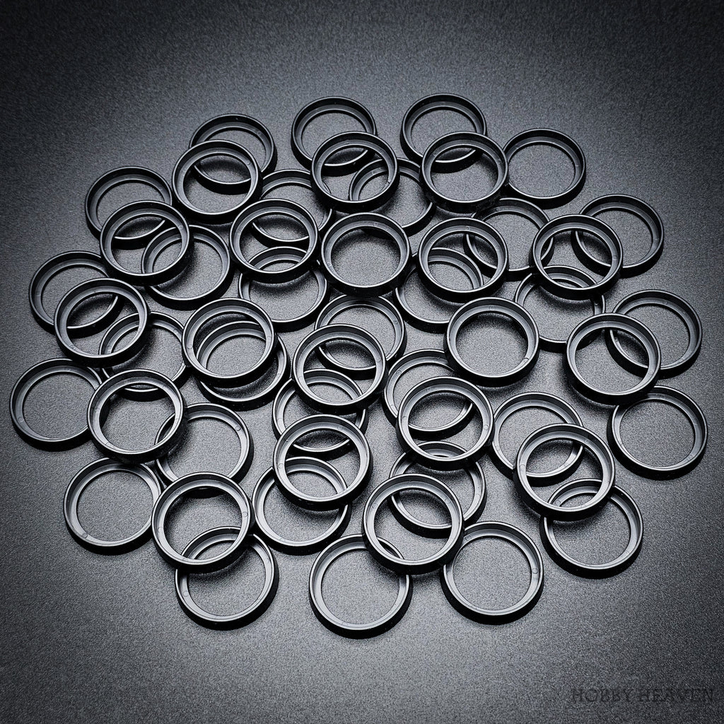 25mm to 28mm Round Base Converters ABS Plastic