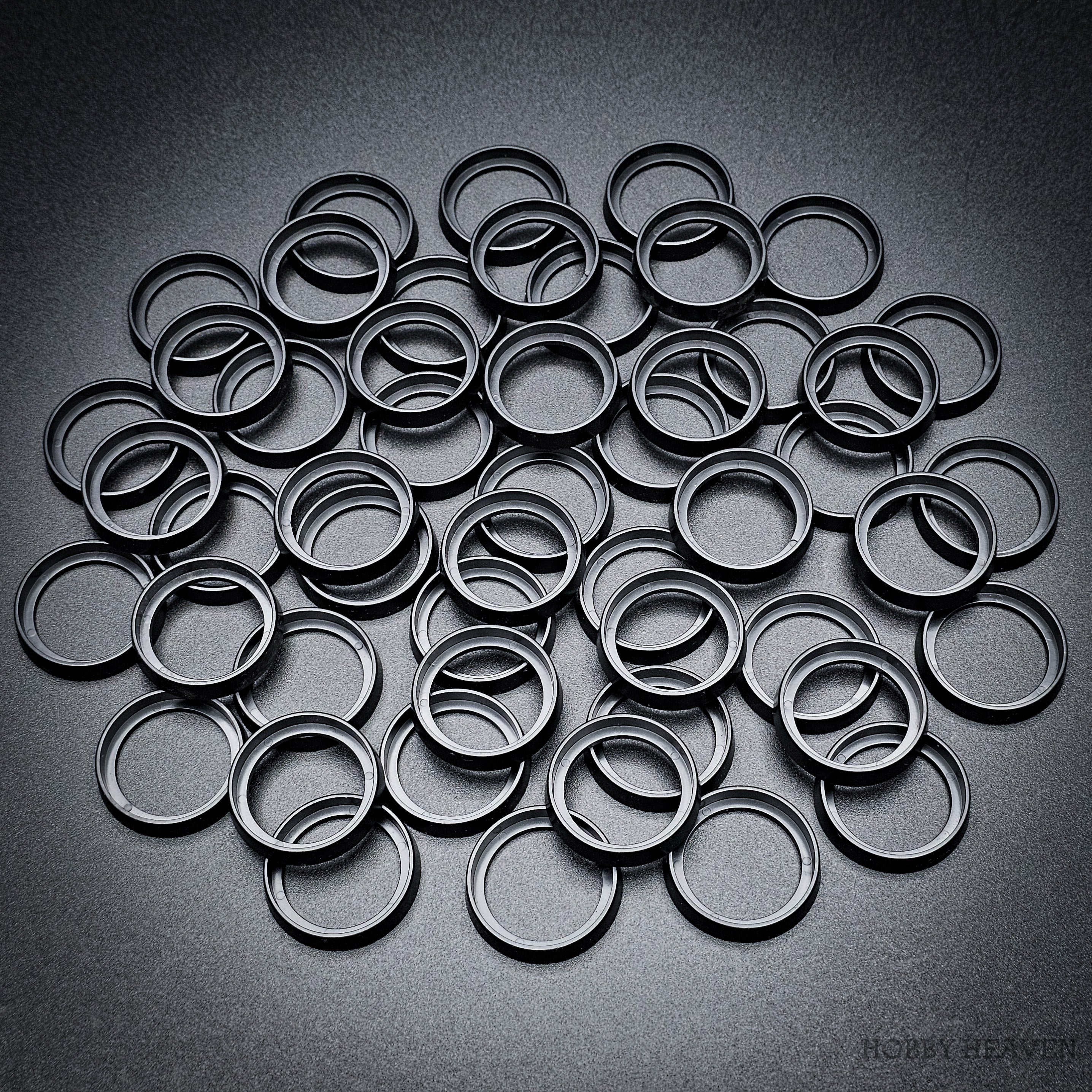 25mm to 28mm Round Base Converters ABS Plastic