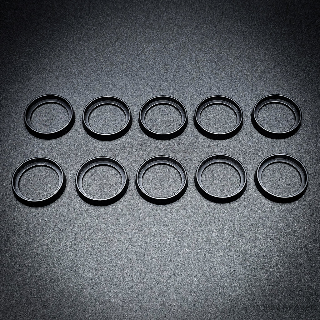 25mm to 28mm Round Base Converters ABS Plastic