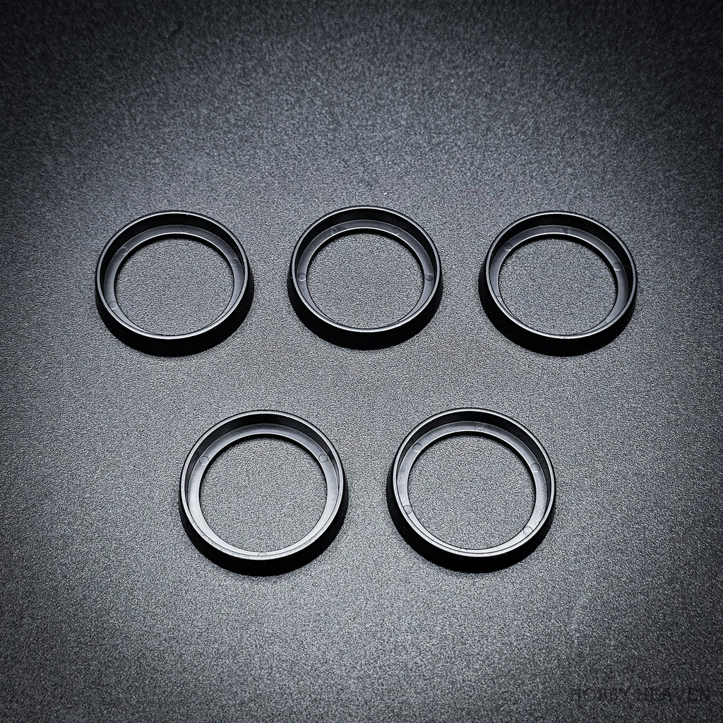 25mm to 28mm Round Base Converters ABS Plastic