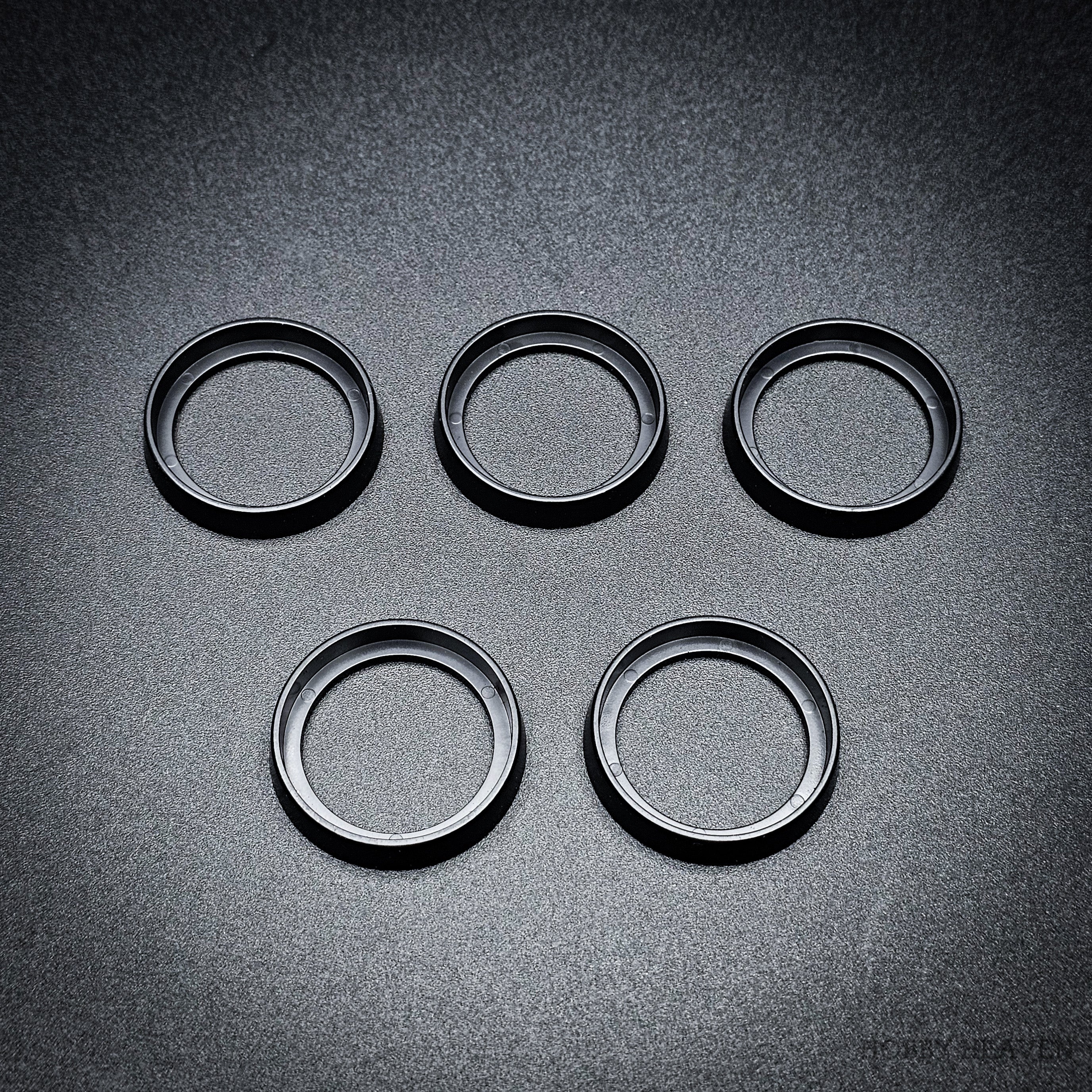 25mm to 28mm Round Base Converters ABS Plastic