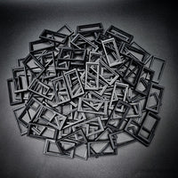 50x24mm to 60x30mm Rectangle Bases Converters ABS Plastic