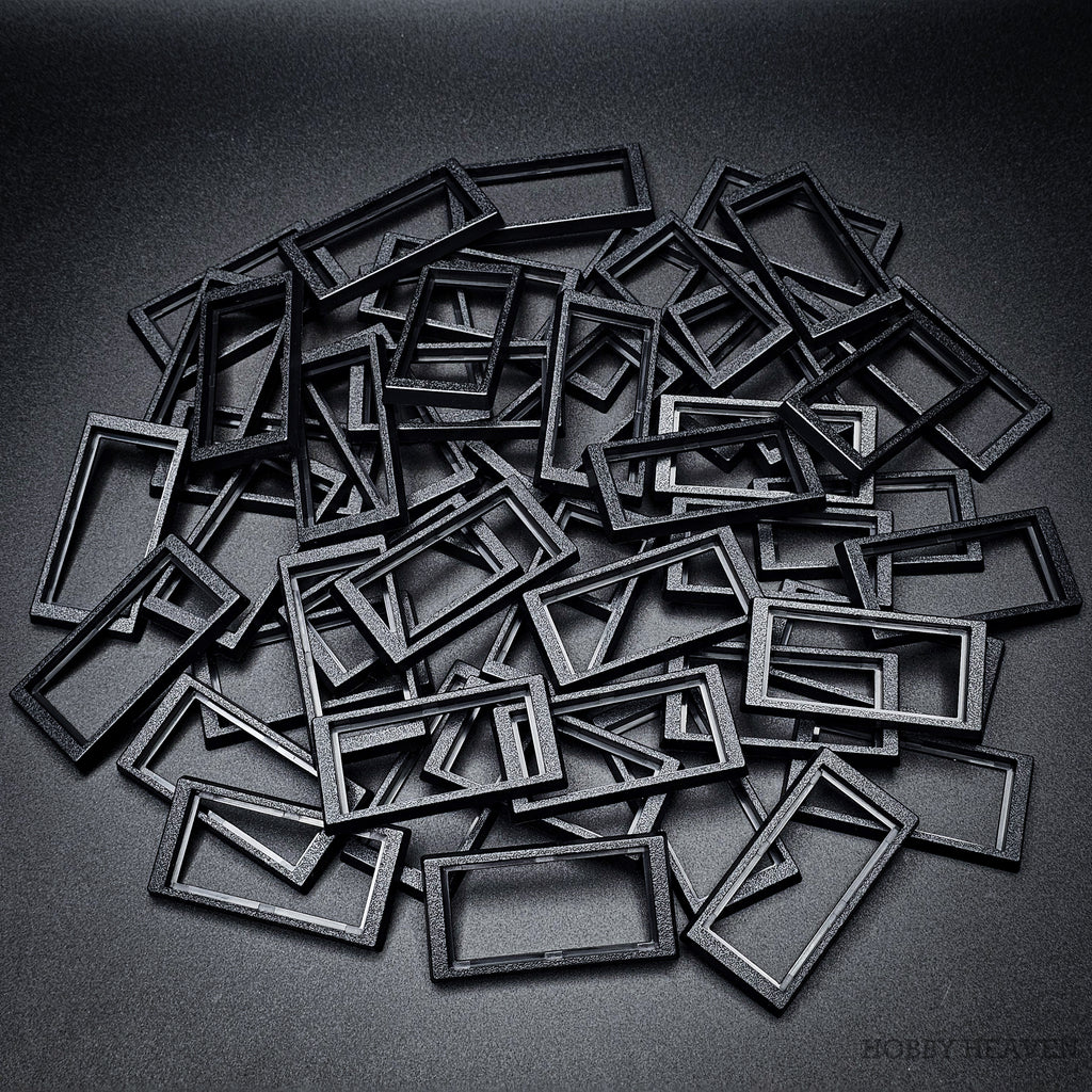50x24mm to 60x30mm Rectangle Bases Converters ABS Plastic