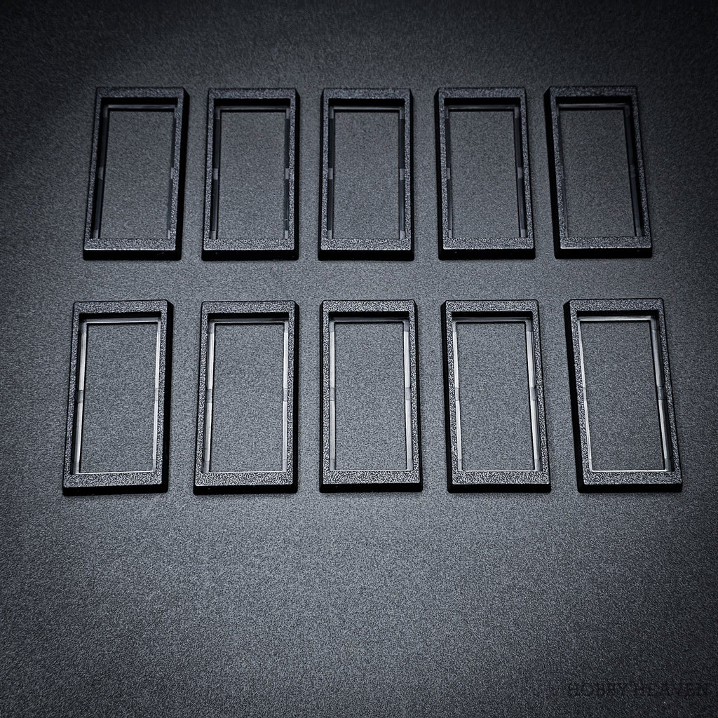 50x24mm to 60x30mm Rectangle Bases Converters ABS Plastic