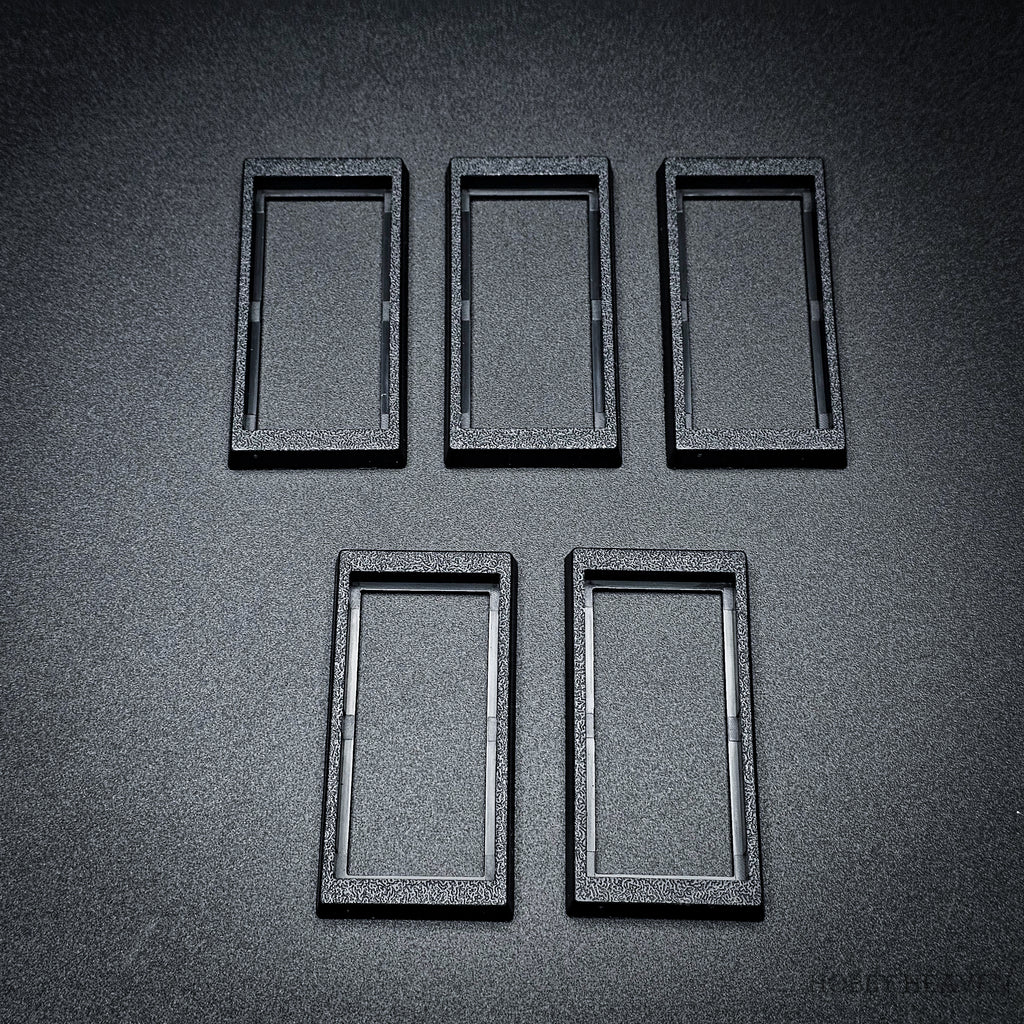 50x24mm to 60x30mm Rectangle Bases Converters ABS Plastic