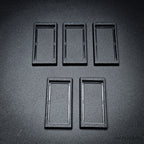 50x24mm to 60x30mm Rectangle Bases Converters ABS Plastic