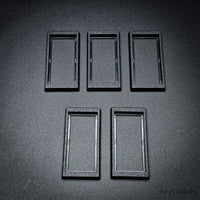 50x24mm to 60x30mm Rectangle Bases Converters ABS Plastic
