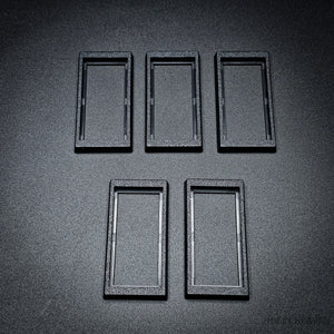 50x24mm to 60x30mm Rectangle Bases Converters ABS Plastic