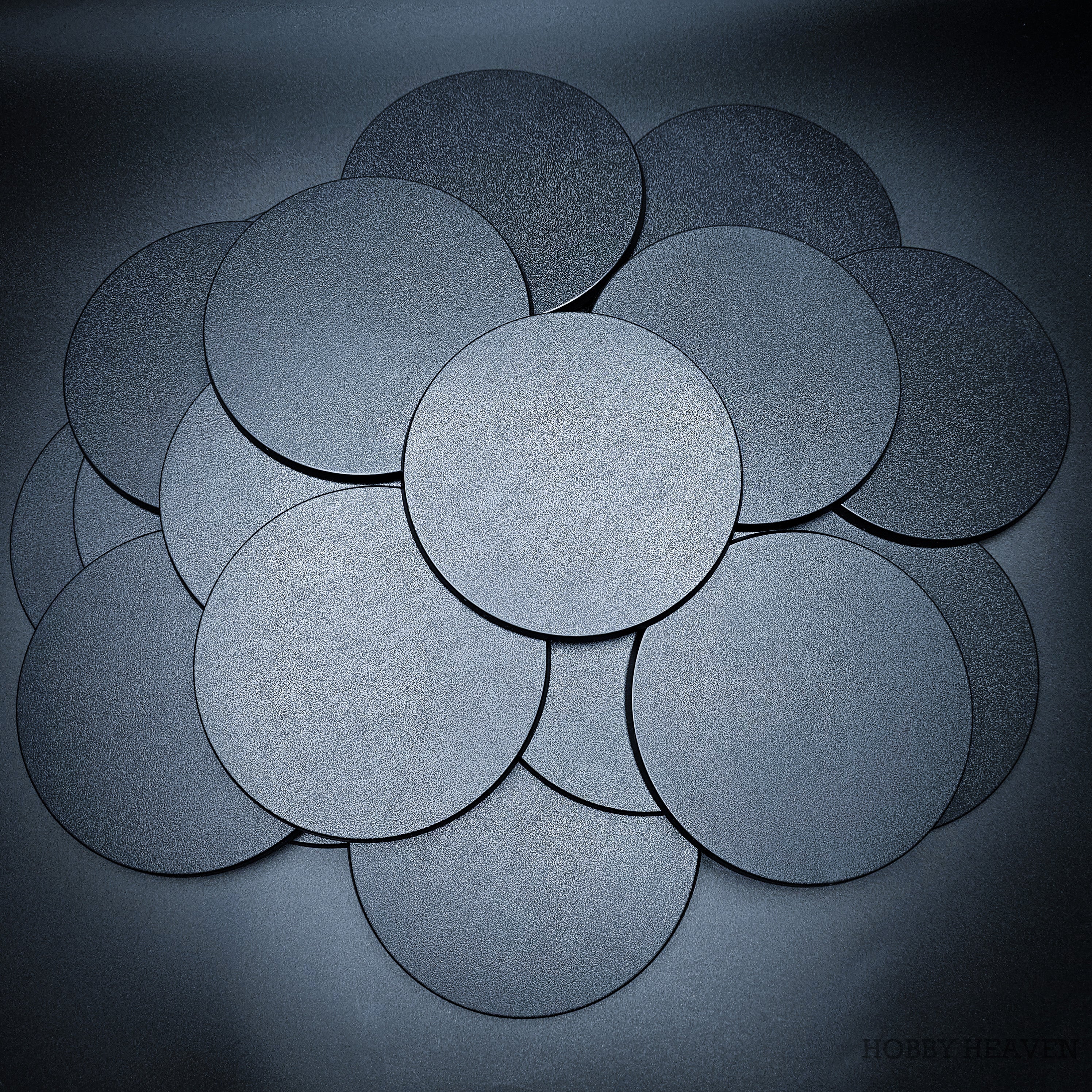 130mm Round Plain Plastic Bases
