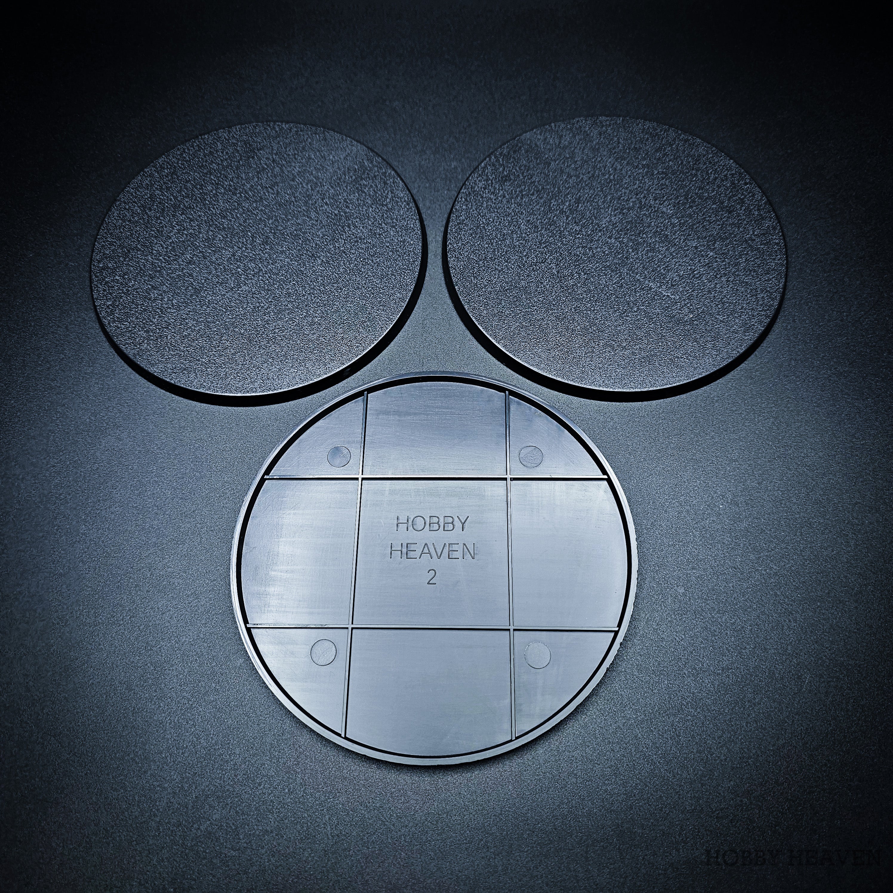 130mm Round Plain Plastic Bases