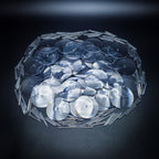 60mm Round Flying Bases – Clear Plastic Stands for Sci-Fi & Fantasy Wargaming Miniatures