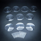60mm Round Flying Bases – Clear Plastic Stands for Sci-Fi & Fantasy Wargaming Miniatures