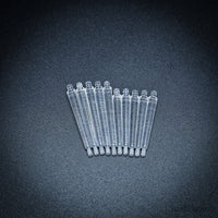 60mm Round Flying Bases – Clear Plastic Stands for Sci-Fi & Fantasy Wargaming Miniatures
