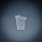 60mm Round Flying Bases – Clear Plastic Stands for Sci-Fi & Fantasy Wargaming Miniatures