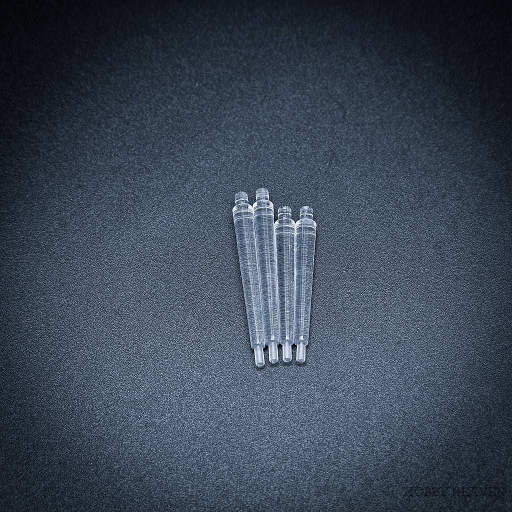 60mm Round Flying Bases – Clear Plastic Stands for Sci-Fi & Fantasy Wargaming Miniatures