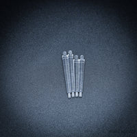 60mm Round Flying Bases – Clear Plastic Stands for Sci-Fi & Fantasy Wargaming Miniatures
