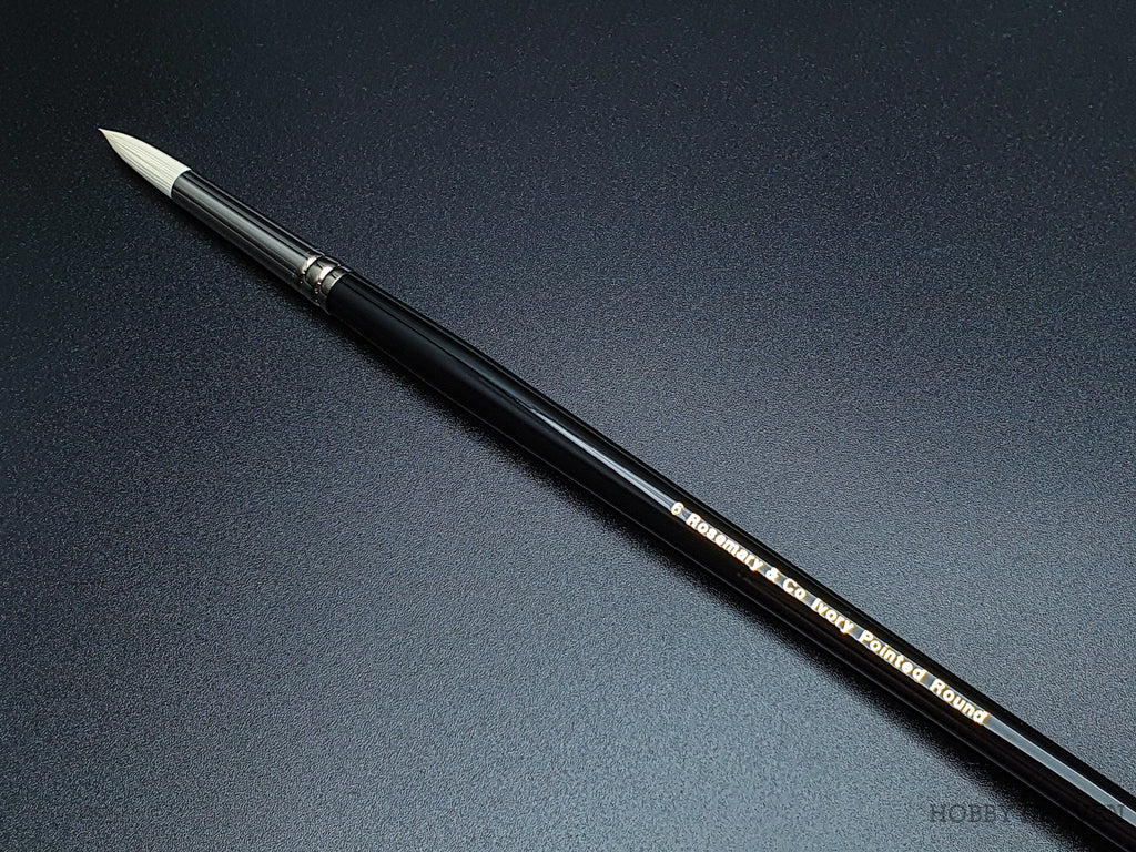 Rosemary & Co Ivory Pointed Round — Synthetic Round