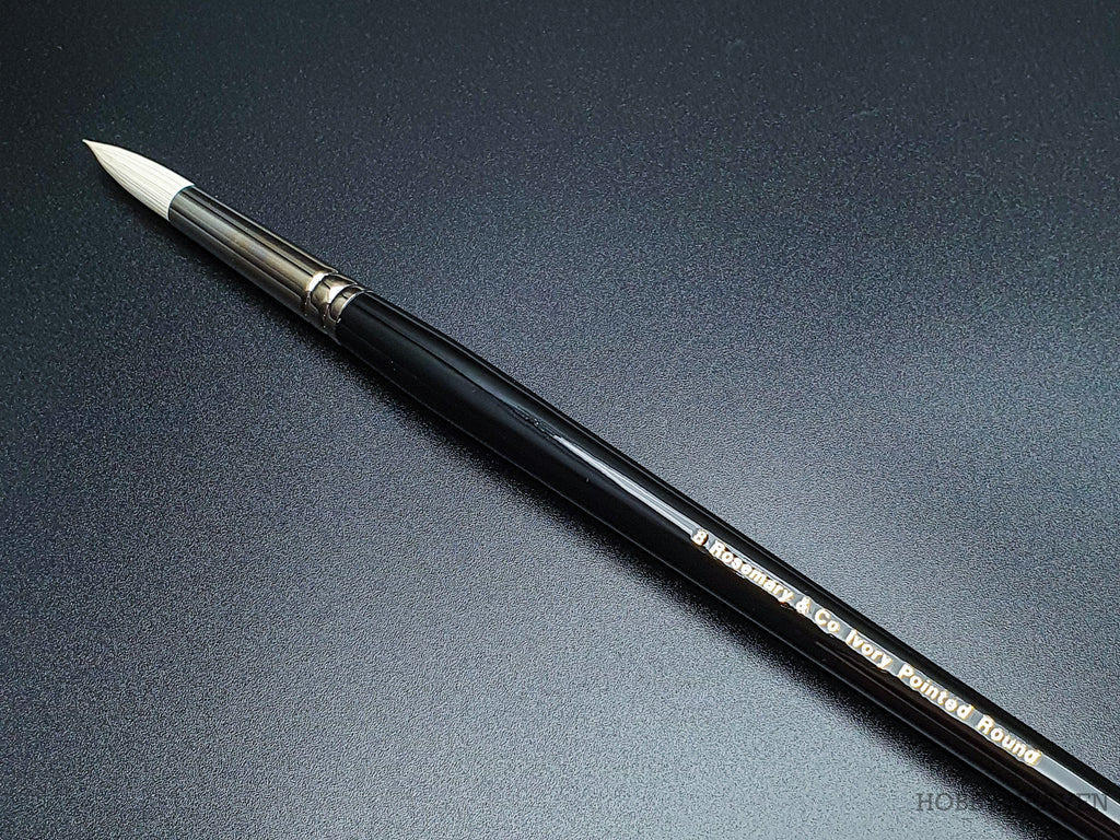 Rosemary & Co Ivory Pointed Round — Synthetic Round