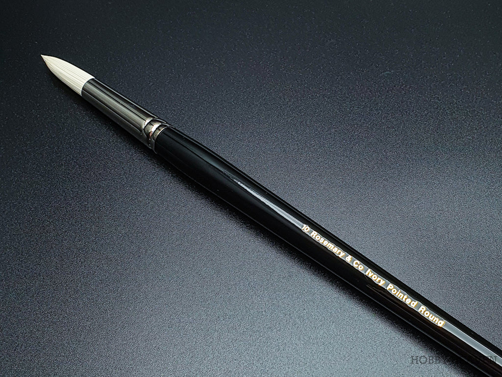 Rosemary & Co Ivory Pointed Round — Synthetic Round