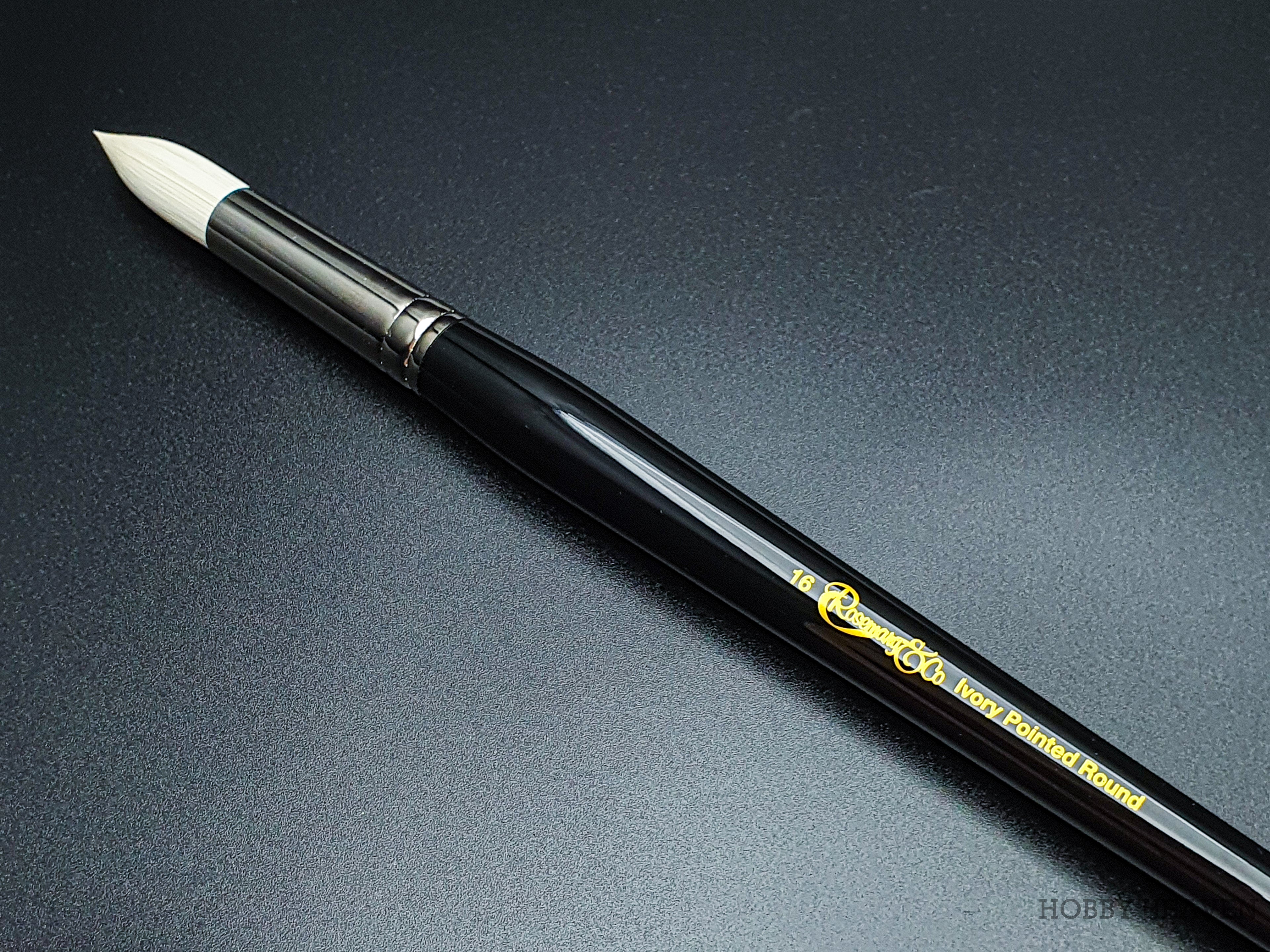 Rosemary & Co Ivory Pointed Round — Synthetic Round