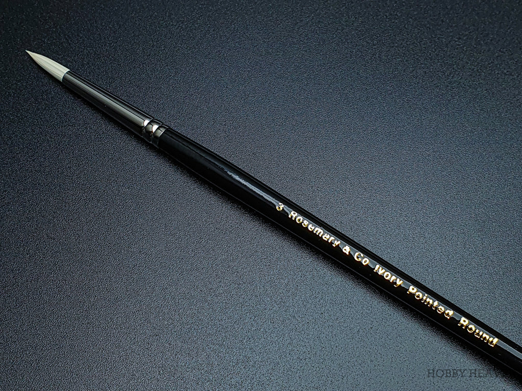 Rosemary & Co Ivory Pointed Round — Synthetic Round