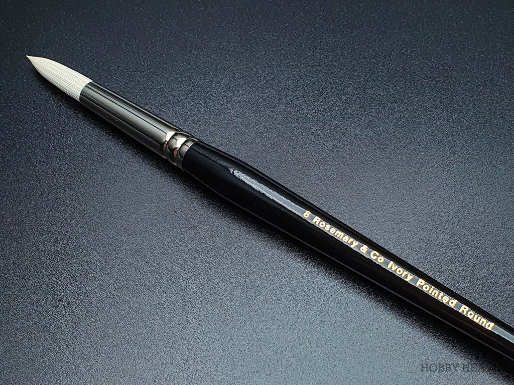 Rosemary & Co Ivory Pointed Round — Synthetic Round