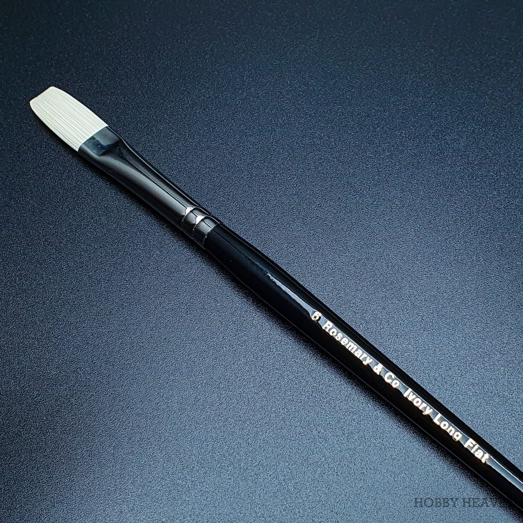 Rosemary & Co Ivory Long Flat — Synthetic Flat