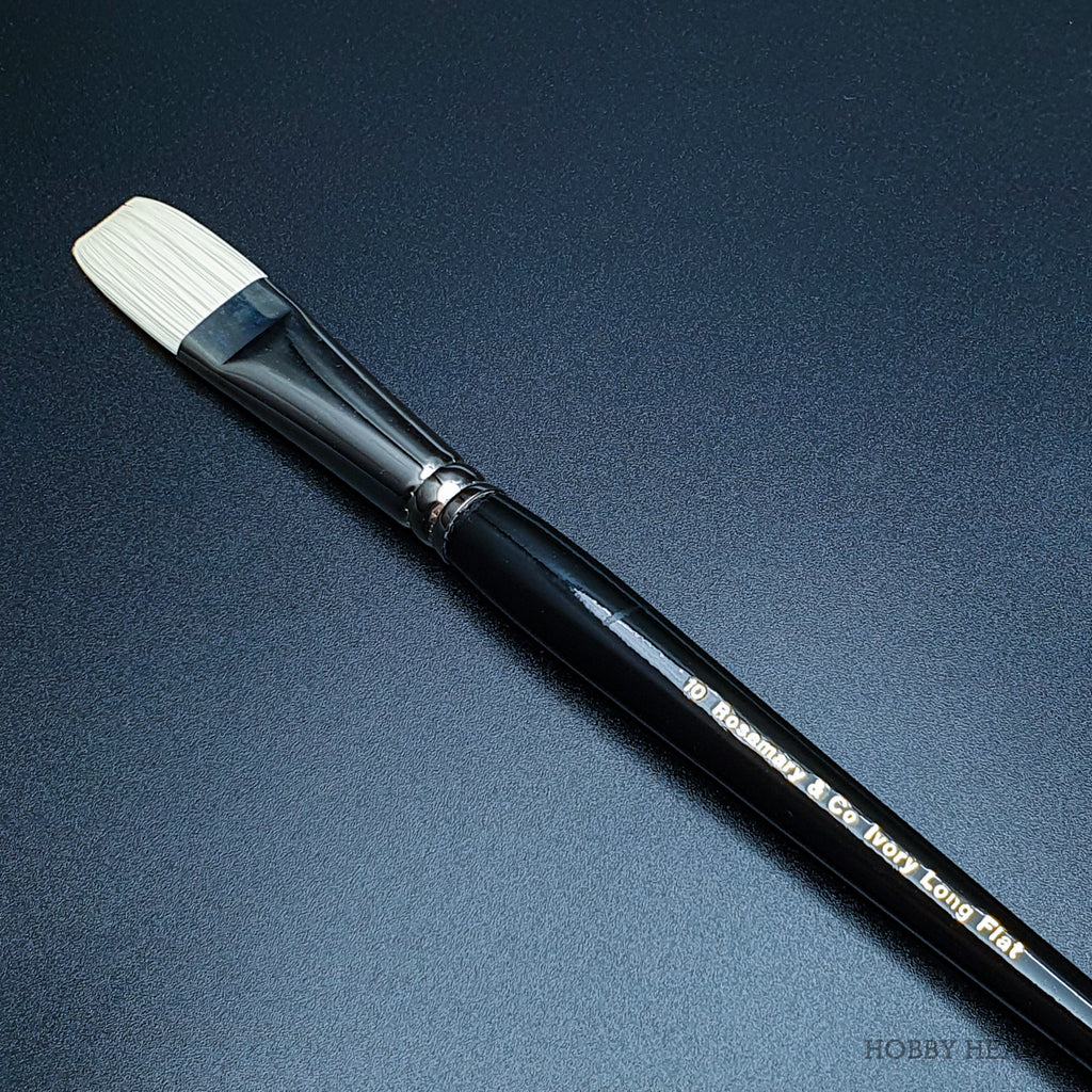 Rosemary & Co Ivory Long Flat — Synthetic Flat