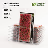 Gamers Grass Pink Flowers - Wild packaging, showcasing delicate pink blossom imagery on various plants
