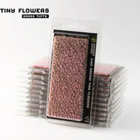 Pink Orchid Tiny Flowers grass tufts sheet for scale models and dioramas by Gamers Grass.