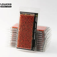 Blister pack of Poppy Tiny Flowers tufts by GamersGrass for dioramas and miniature bases