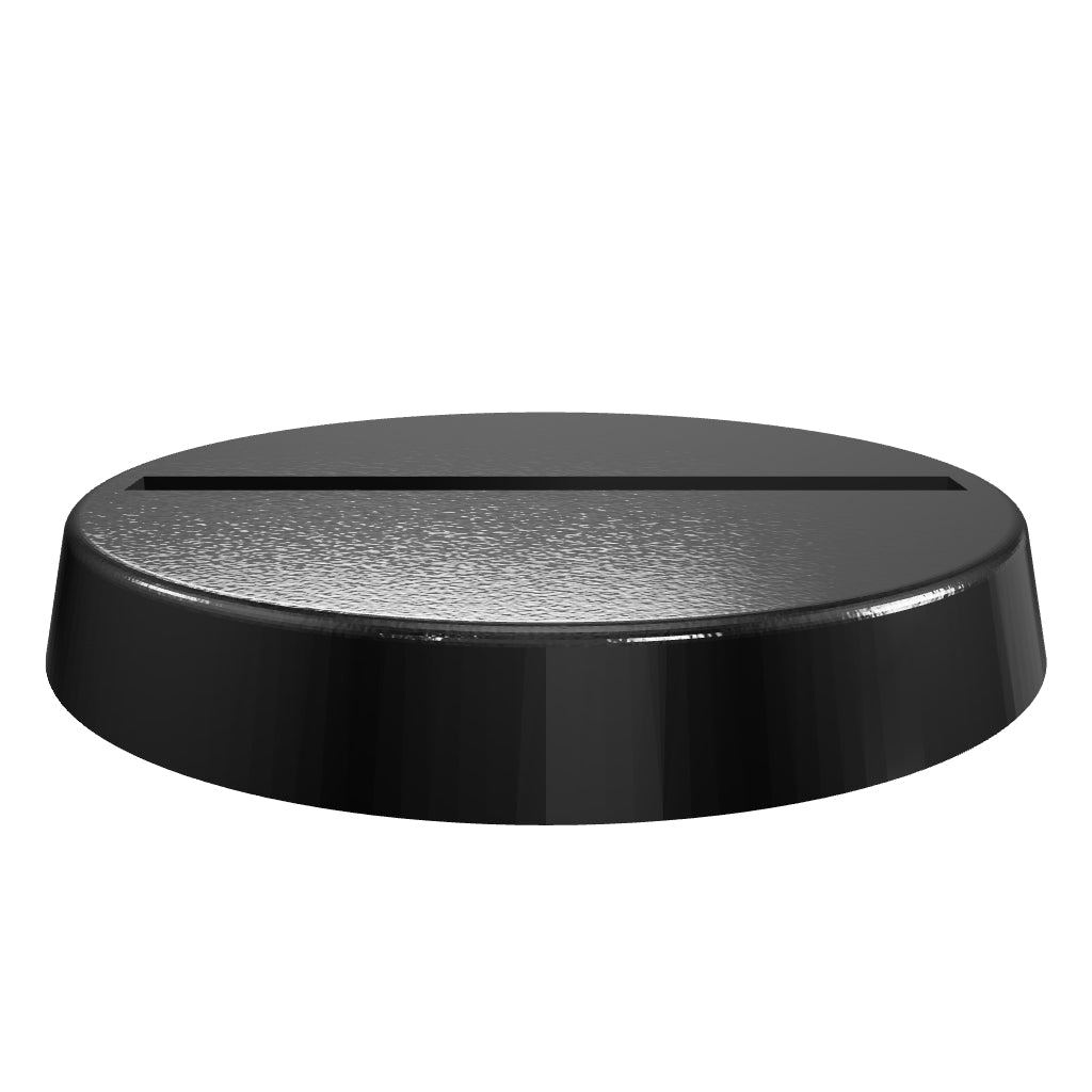 28mm Round Slotted Plastic Bases 3d Print