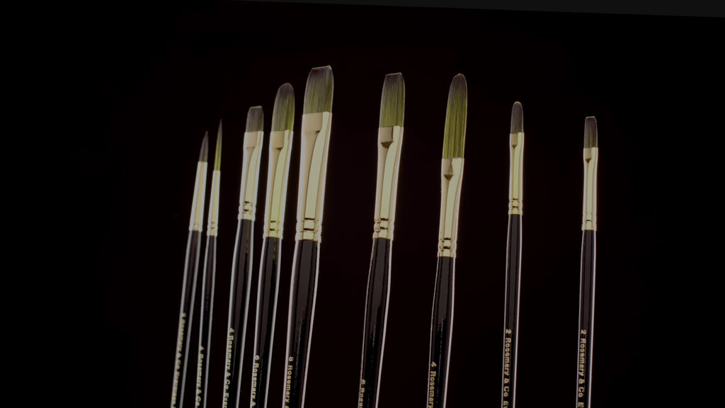 Rosemary & Co Evergreen Pochade Set 160 — Synthetic