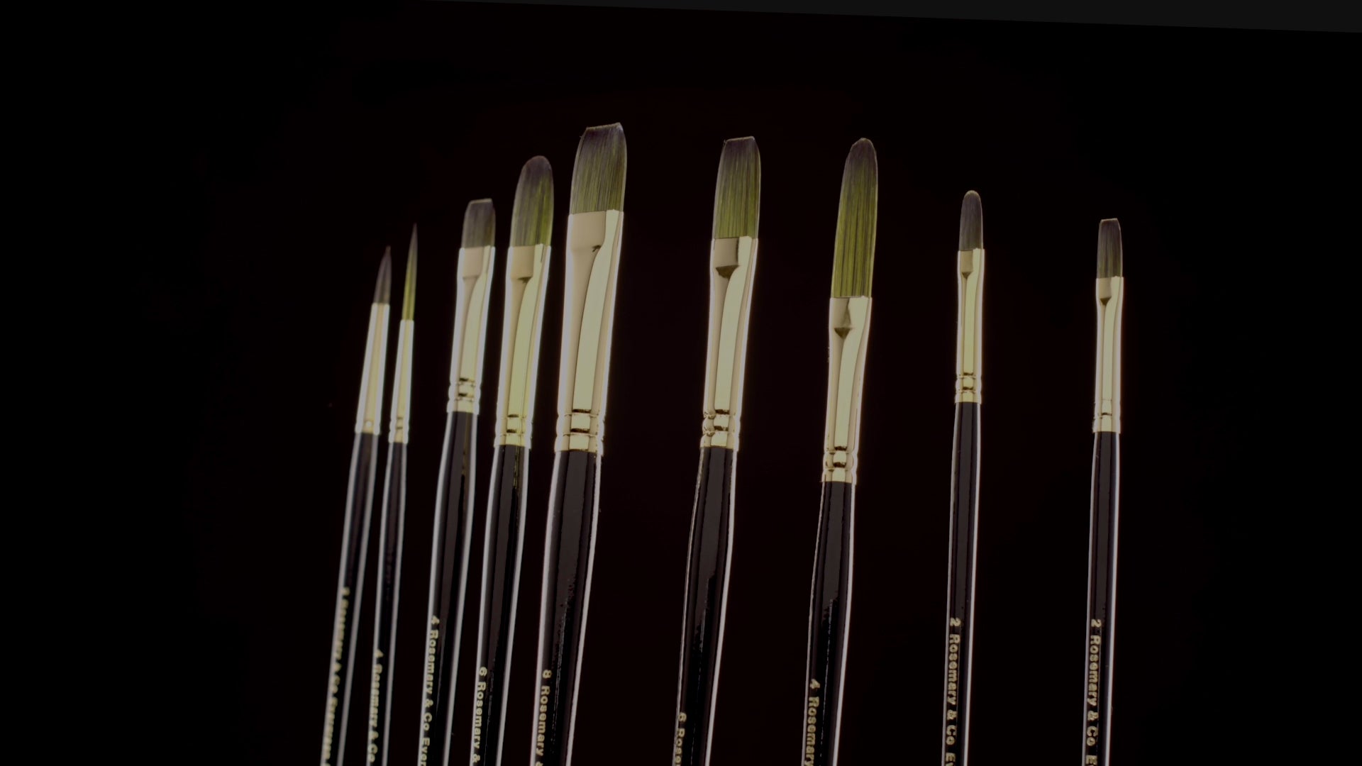 Rosemary & Co Evergreen Pochade Set 160 — Synthetic