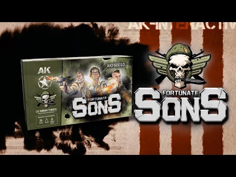AK Interactive's own video: Fortunate sons, new miniatures & new wargame starter set