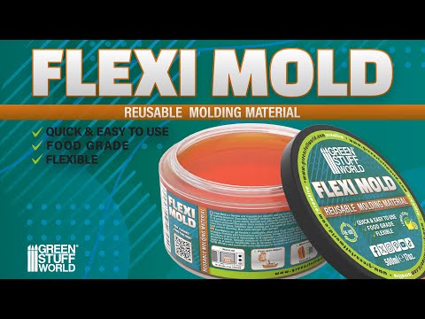 Green Stuff World's own video introducing Flexi Mold reusable moulding material
